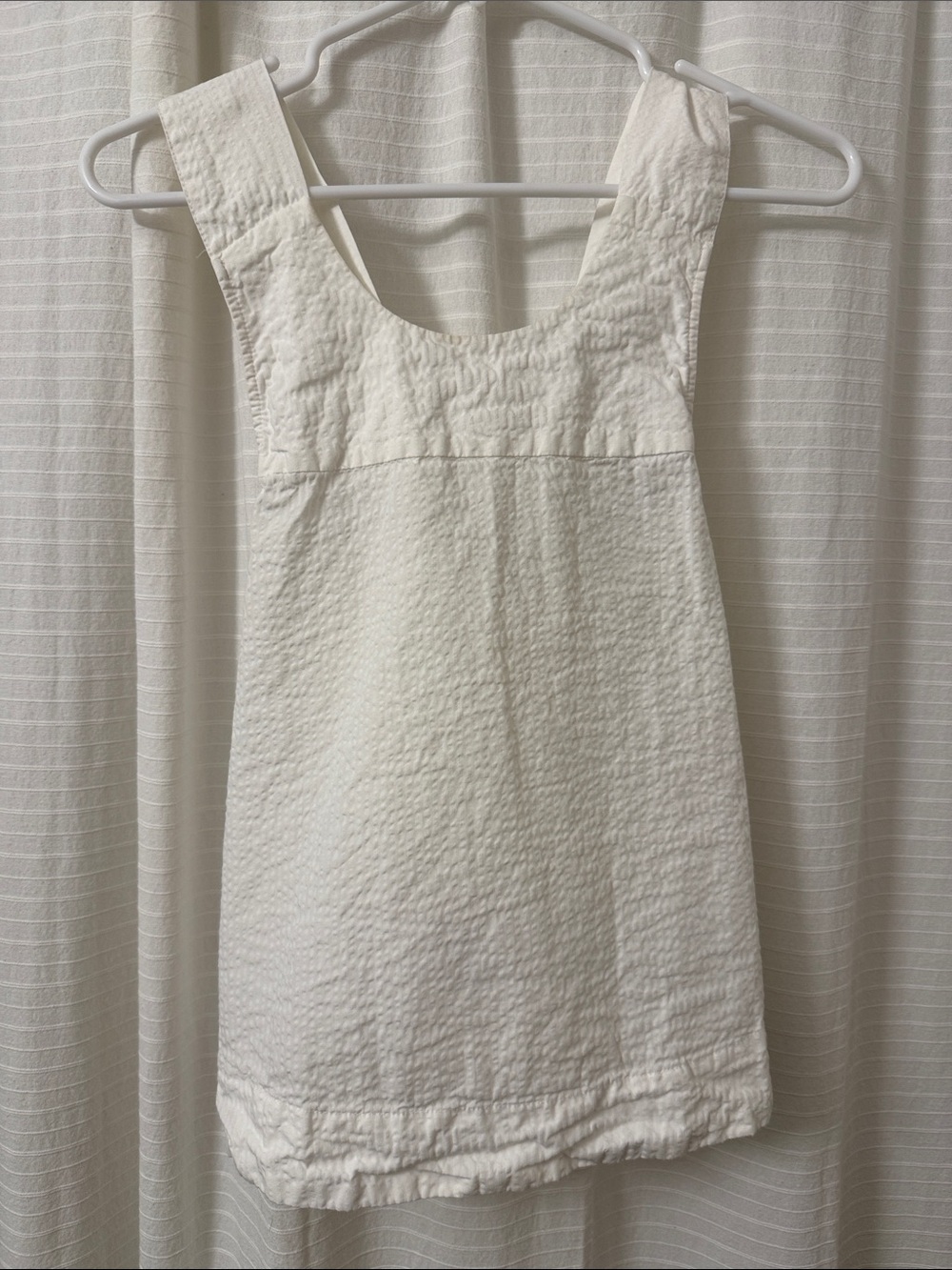a new day White Textured Tank Top